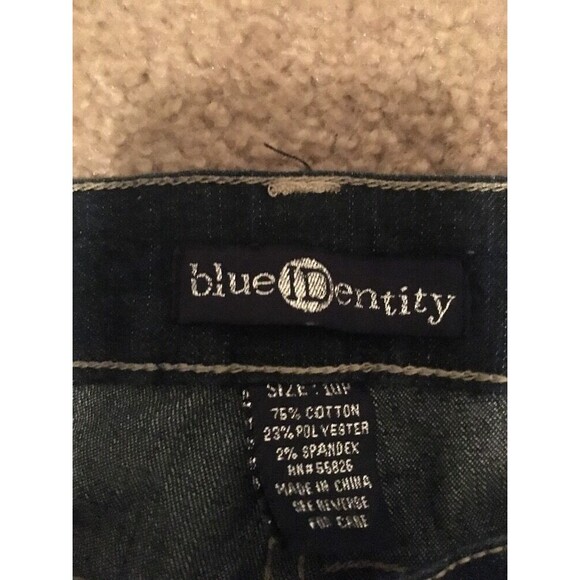 Blue Identity Women's Blue Capri Jeans Pockets Casual Size 10 - Picture 3 of 6